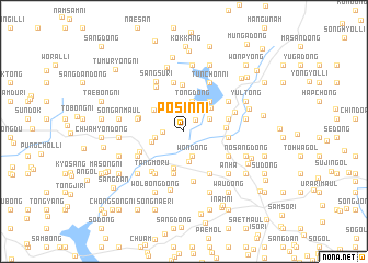 map of Posin-ni