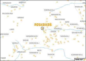 map of Poskai Kas