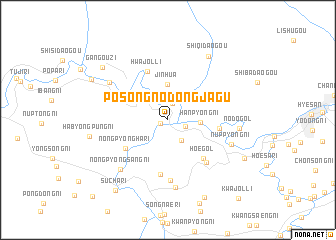 map of Posŏng-nodongjagu