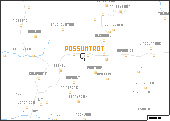 map of Possumtrot