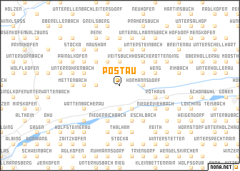 map of Postau