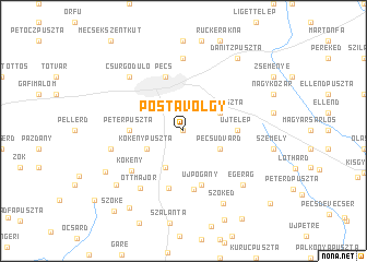 map of Postavölgy