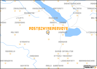 map of Postazhyme Pervoye