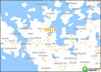 map of Posta