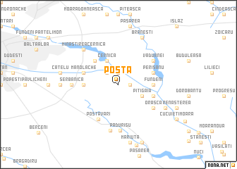 map of Poşta