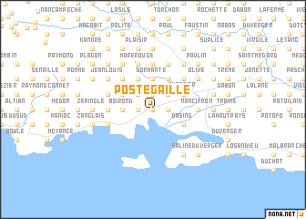 map of Poste Gaille