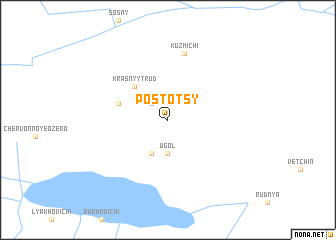 map of Postotsy