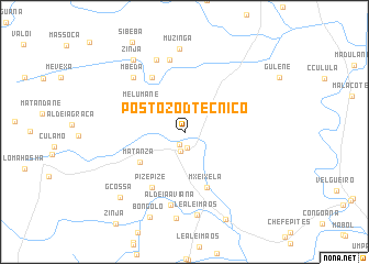 map of Posto Zodtecnico