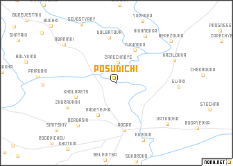 map of Posudichi