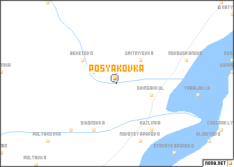 map of Posyakovka