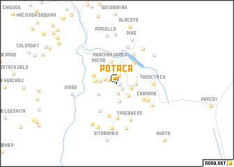 map of Potaca