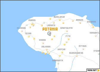 map of Potamiá