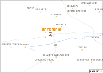 map of Potanichi