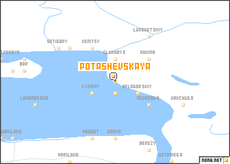 map of Potashevskaya