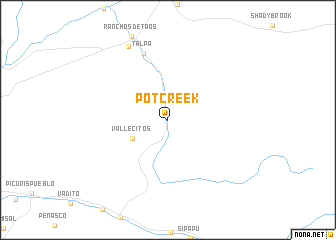 map of Pot Creek