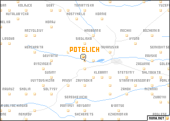 map of Potelich
