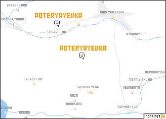 map of Poteryayevka