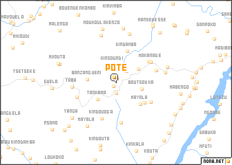 map of Poté