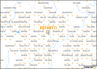 map of Pothātti