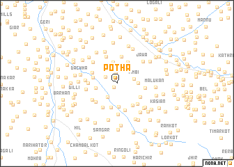 map of Potha