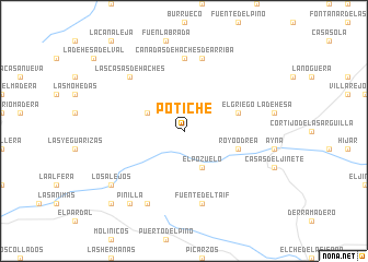 map of Potiche