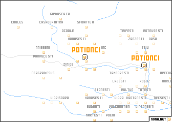 map of Potionci
