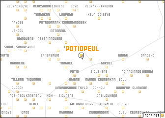 map of Potio Peul