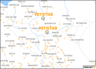 map of Potistiká