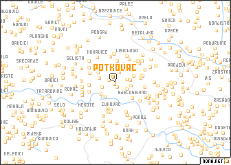 map of Potkovač