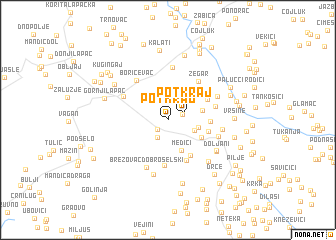 map of Potkraj