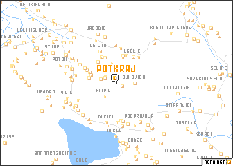 map of Potkraj