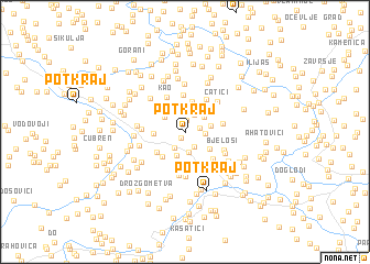 map of Potkraj