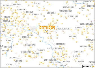 map of Potkraš