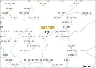 map of Potogri