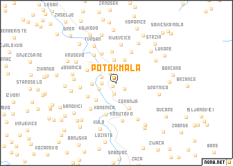 map of Potok Mala
