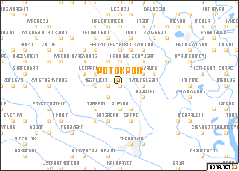 map of Potokpon