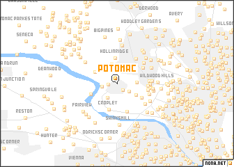 map of Potomac