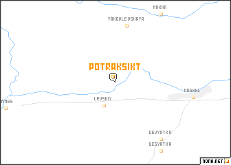 map of Potraksikt