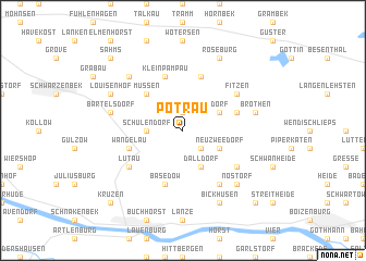 map of Pötrau