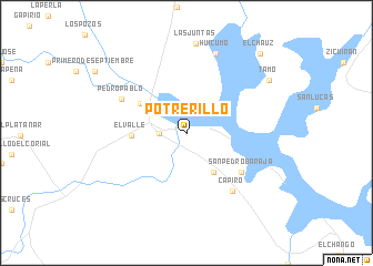 map of Potrerillo