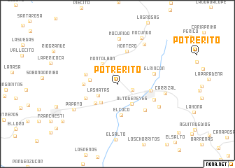 map of Potrerito