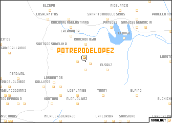 map of Potrero de López