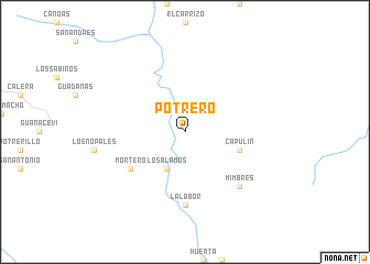 map of Potrero