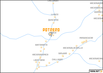 map of Potrero