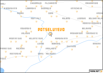 map of Potseluyevo