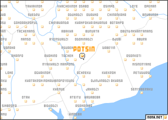 map of Potsin