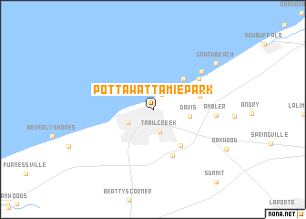 map of Pottawattamie Park