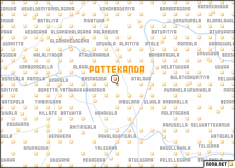 map of Pottekanda