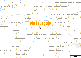 map of Pöttelsdorf