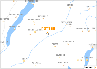 map of Potter